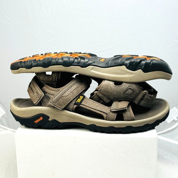 Teva Mens Size 11 Outdoor Sandals Multi-Strap Earthtones Adjustable Straps Durab - Picture 3 of 9